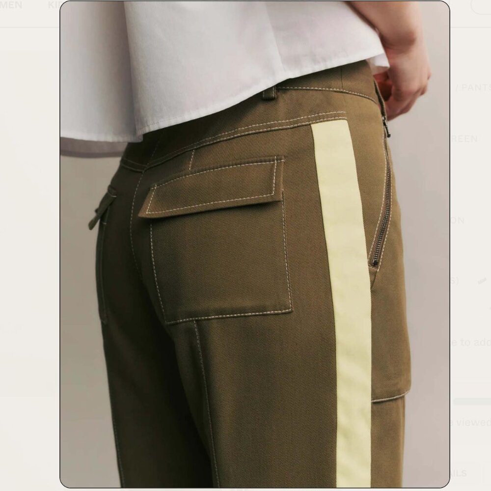 TWP ISA PANTS GREEN - SIZE 4 - Picture 12 of 12